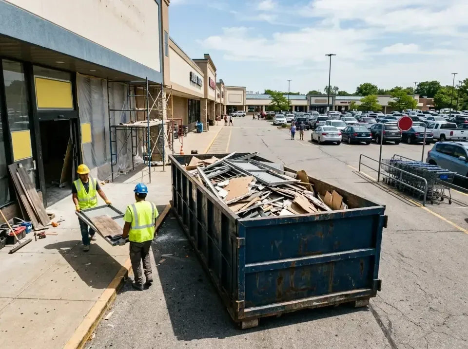 retail-store-renovation-debris-003 — frequently asked questions, Roll-off Dumpster Rentals in Deschutes River Woods, OR